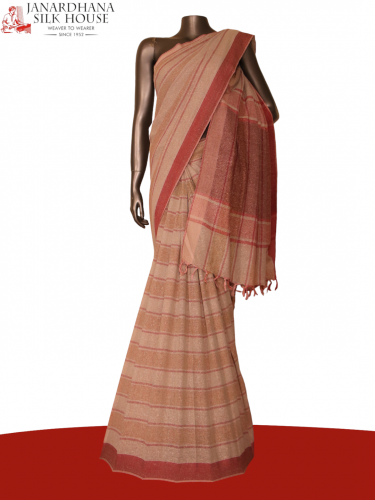 Handloom Pure Tussar Silk Saree